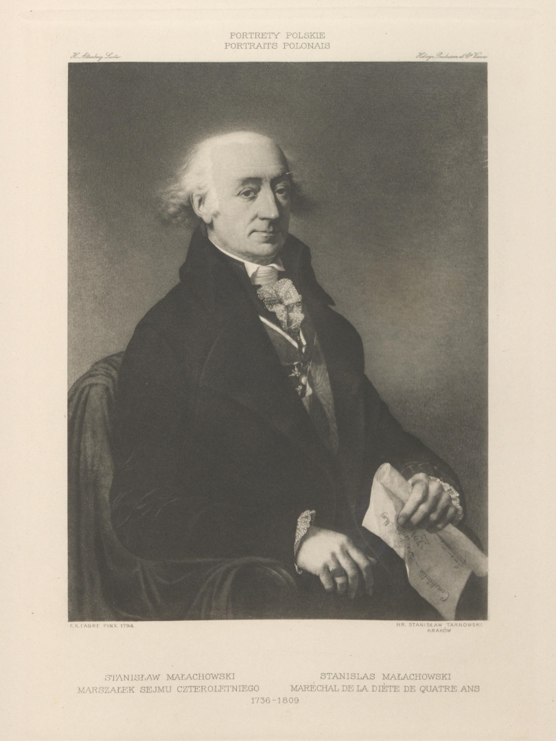 Stanisław Małachowski, Marszałek Sejmu Czteroletniego.